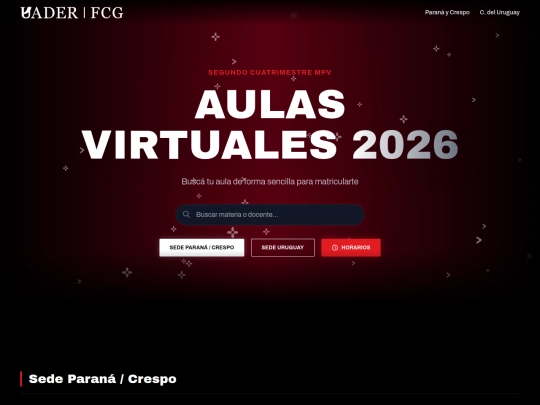 uader/automatriculacion screenshot