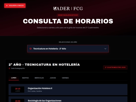 uader/gualeguaychu screenshot