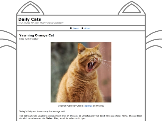 daily-cats/cats/00004-yawning-orange-cat screenshot