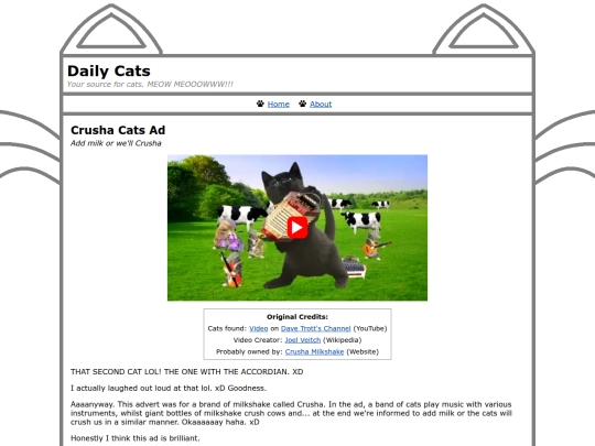 daily-cats/cats/00010-crusha-cats-ad screenshot