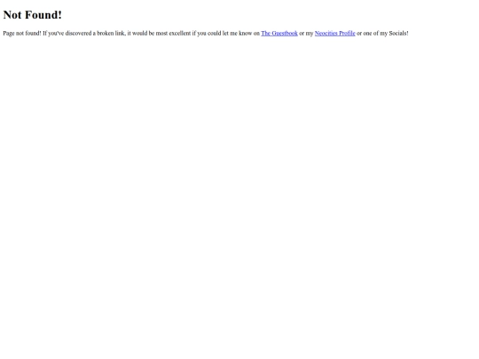 not_found screenshot
