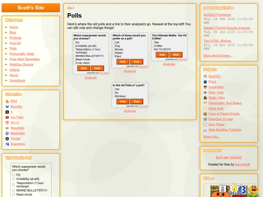 polls screenshot