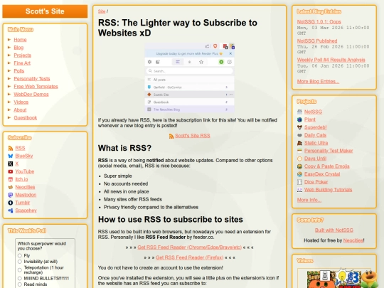 rss screenshot