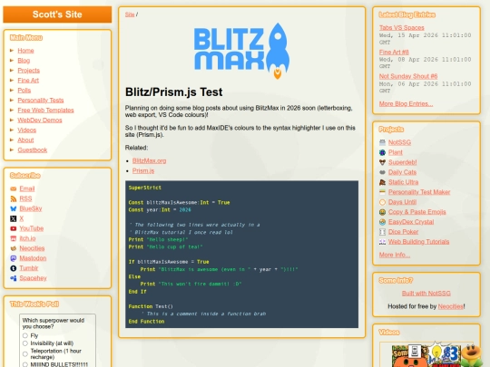 tests/blitztest screenshot