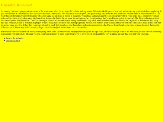 cassettereviews screenshot