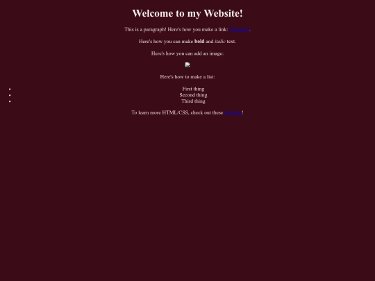 Pages/test screenshot