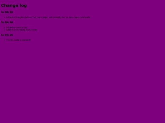 changelog screenshot