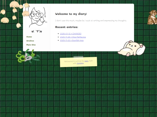 blog screenshot