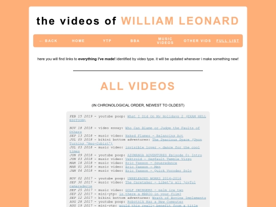 video/videolist screenshot
