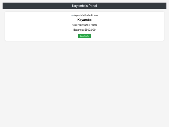 Portals/KayamboPortal screenshot