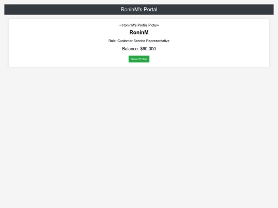 Portals/RoninMPortal screenshot