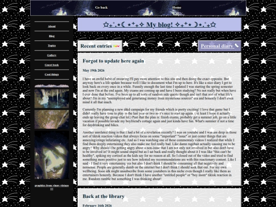 blog screenshot