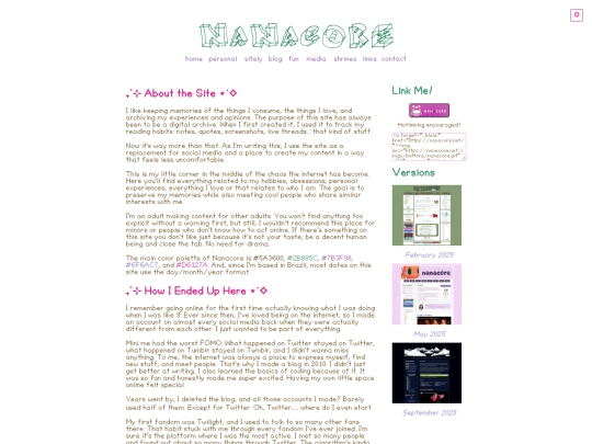 site screenshot