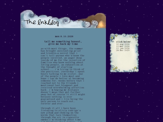 blog screenshot