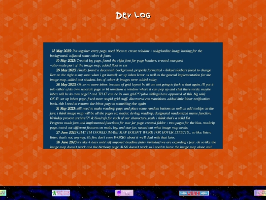 tatertime/log screenshot