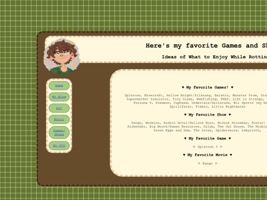 Games screenshot