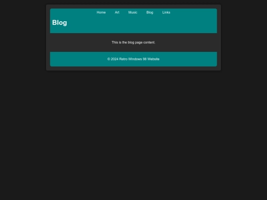 blog screenshot