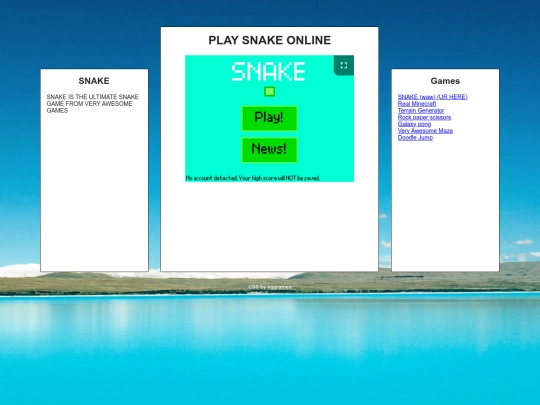 snakegame screenshot