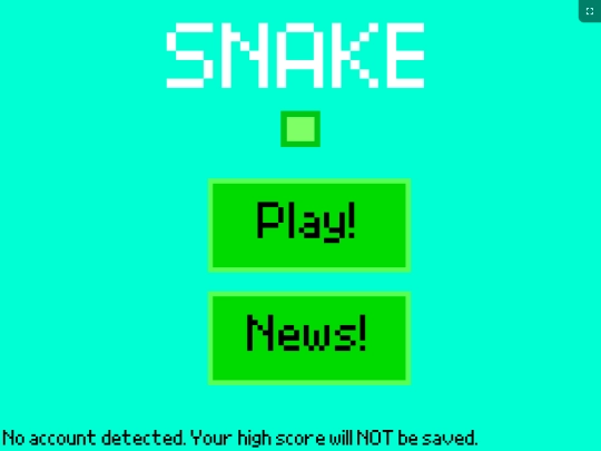 snakegame/snake screenshot