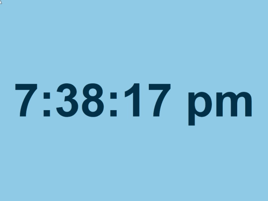 clock screenshot