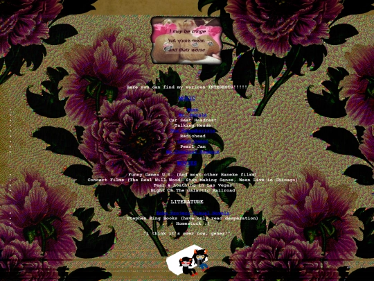 interests screenshot