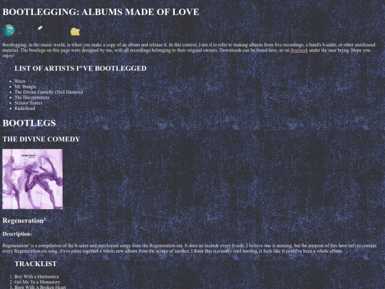 music/abootlegs screenshot