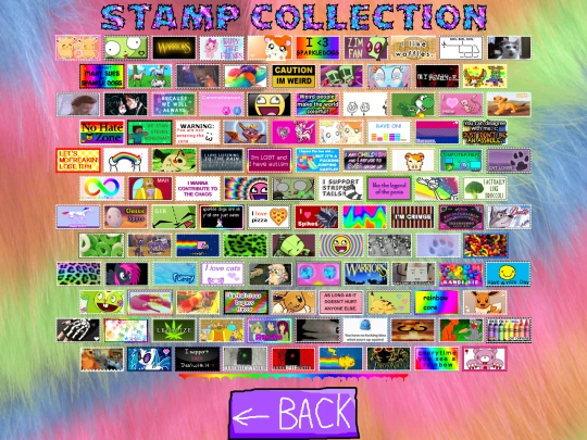stamps screenshot