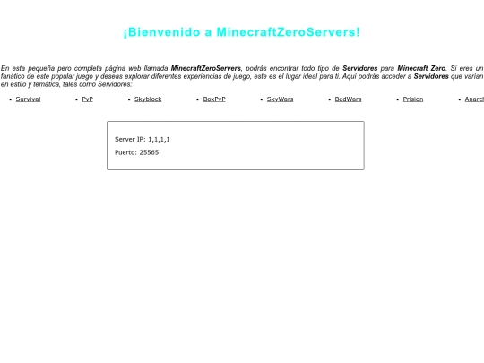 index screenshot