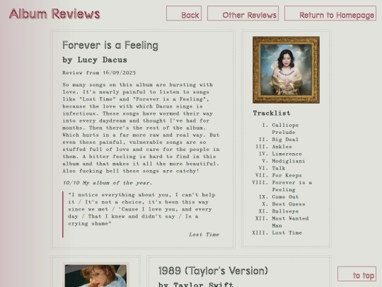 reviews screenshot
