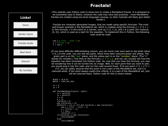 fractals screenshot