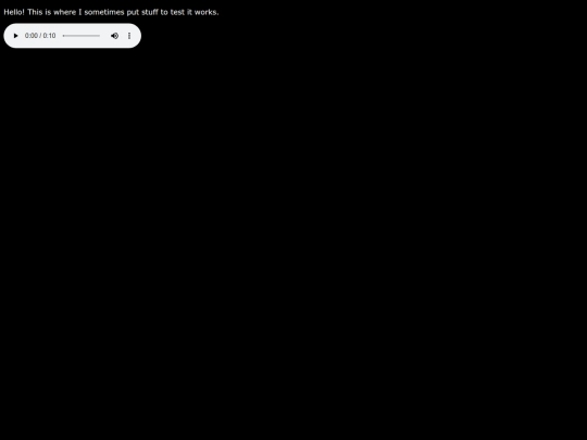 testing screenshot