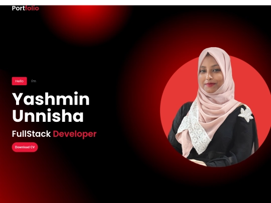 Yashmin Portfolio screenshot