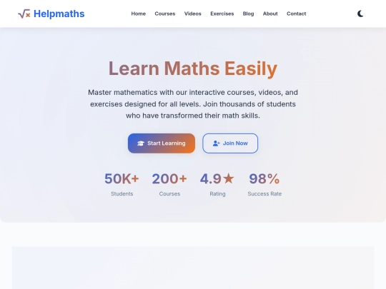 helpmaths screenshot