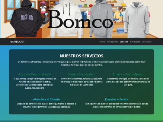 pages/servicios screenshot
