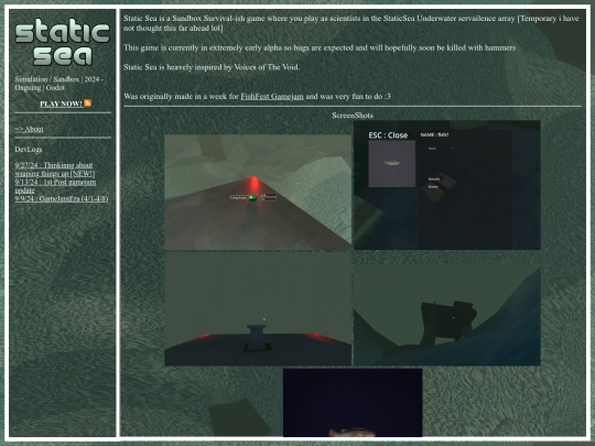 GameDevJournal/StaticSea screenshot