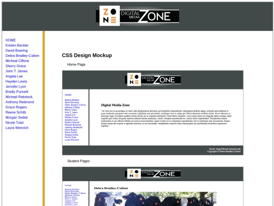 Intermediate Web Design/CSSDesignMockUp1 screenshot