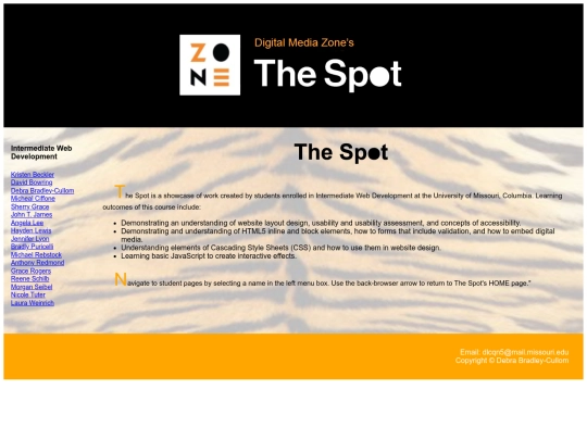 Intermediate Web Design/MiniProject2 screenshot