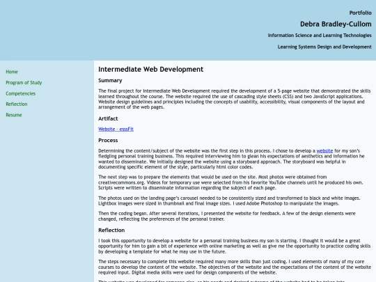 portfolio/intermediate_web_development screenshot