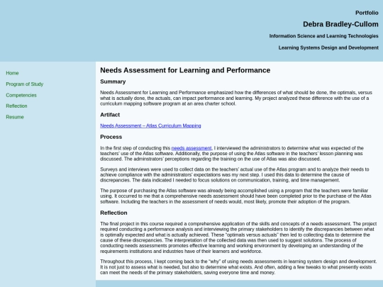 portfolio/needs_assessment screenshot