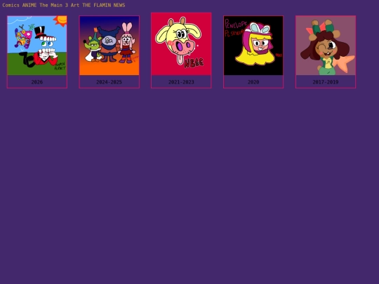 Art/Fan Art/fanart page screenshot