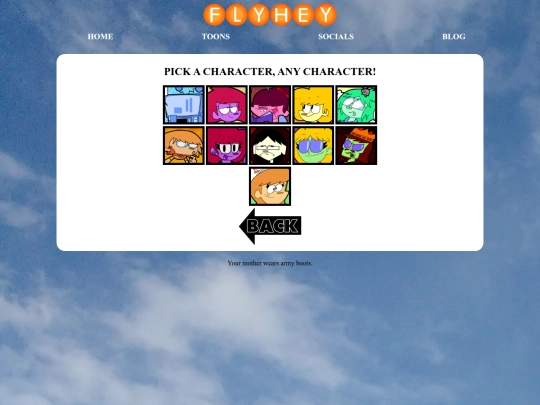 srffcharacters screenshot