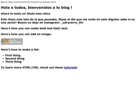 index screenshot
