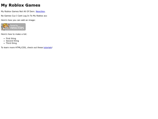 Games screenshot