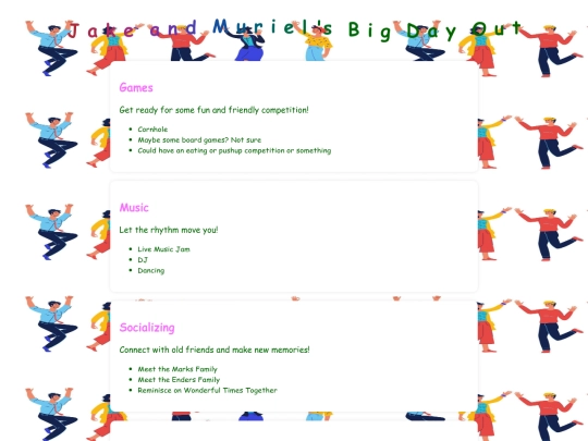 activitiespage screenshot