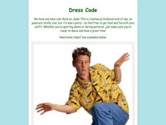 dresscode screenshot