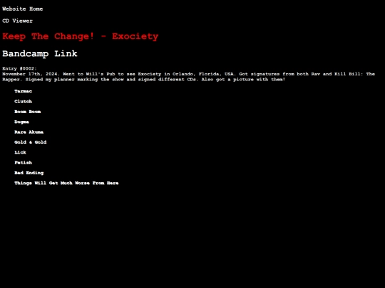 CDs_library/KeepTheChange screenshot