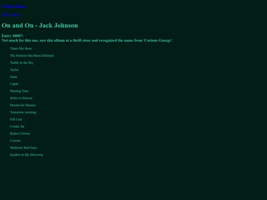 CDs_library/OnAndOn screenshot