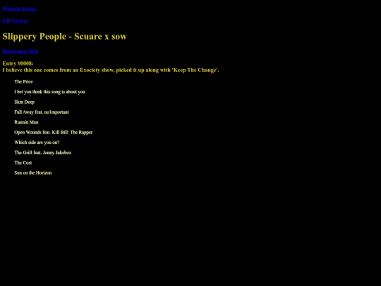 CDs_library/SlipperyPeople screenshot