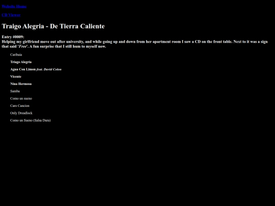 CDs_library/TraigoAlegria screenshot