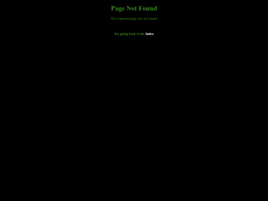 not_found screenshot
